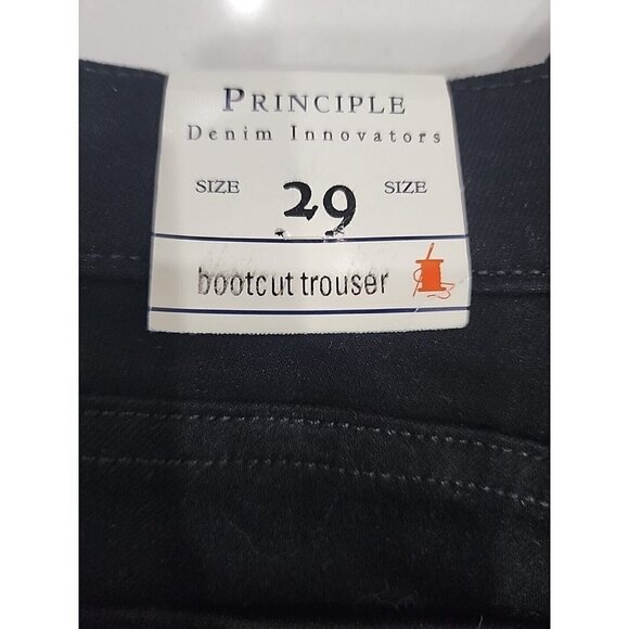 Principle Denim Jeans The Allure Black Boot Cut Mid-rise NWT Women's 29 - Picture 6 of 10